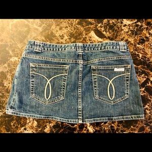 Calvin Klein - Jean - mini skirt